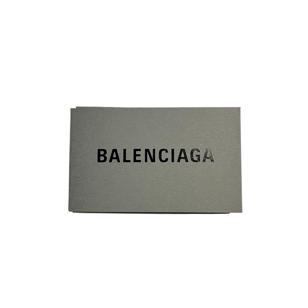 希少✨バレンシアガ ペーパーミニウォレット グラフィティ レザー ブラック