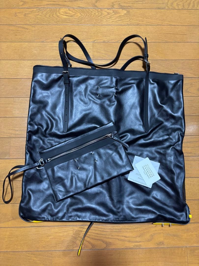 Maison Margiela ブラックレザー トートバッグ セット 新品