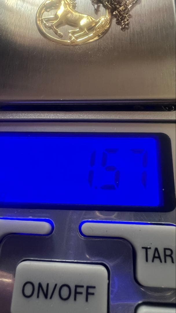 ミンチ様K18jp 馬モチーフ ネックレス 金色 SALE‼️ 2/15