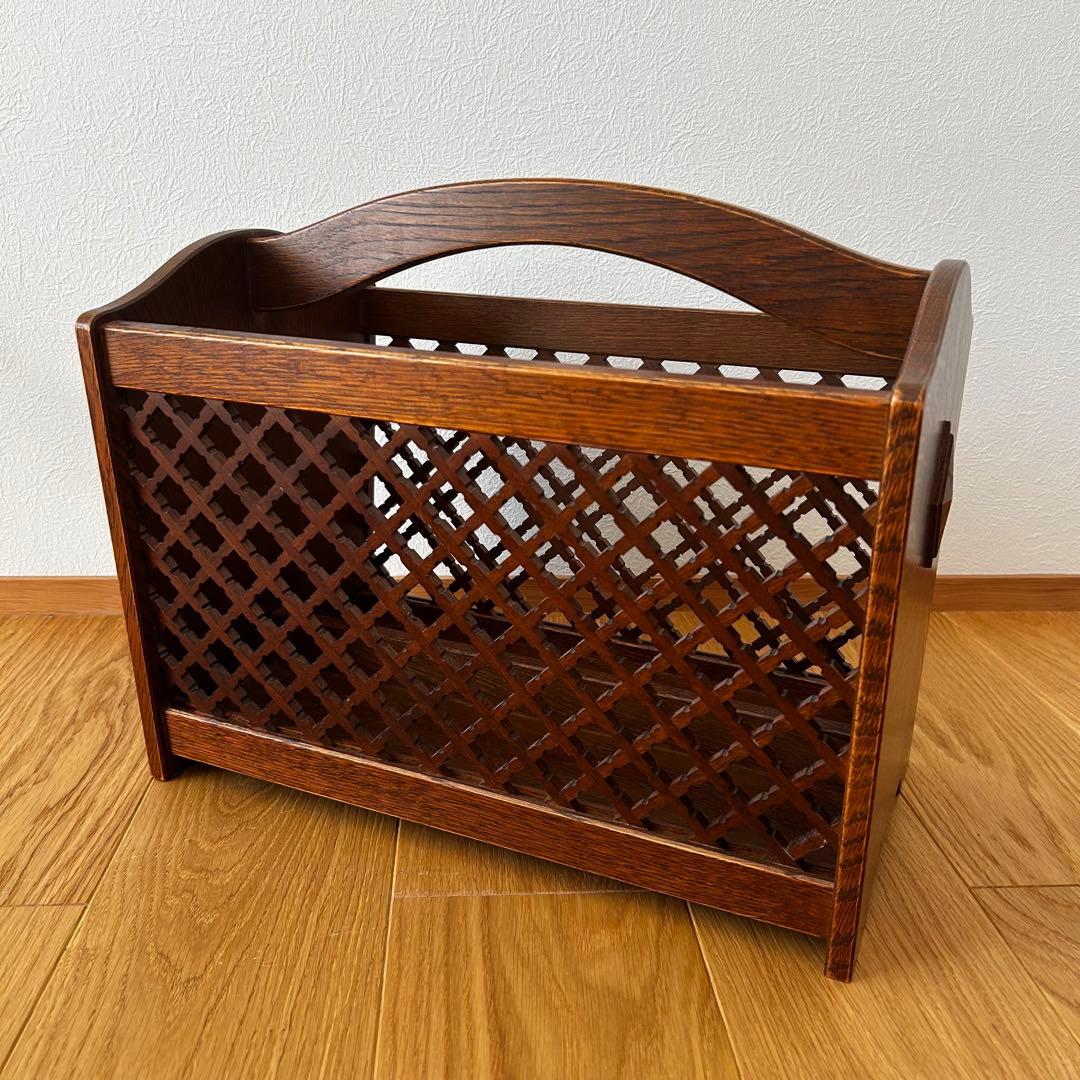 三越家具 ミツコシ ブルージュ KM100 マガジンラック カントリーハウス