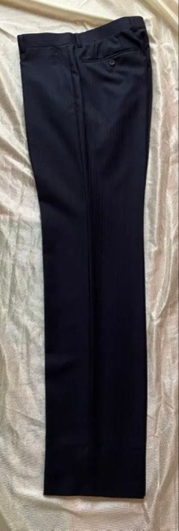 カノニコ　Y7スリム　ネイビー　ピンストライプ　美品　スーツ　トップバリュー