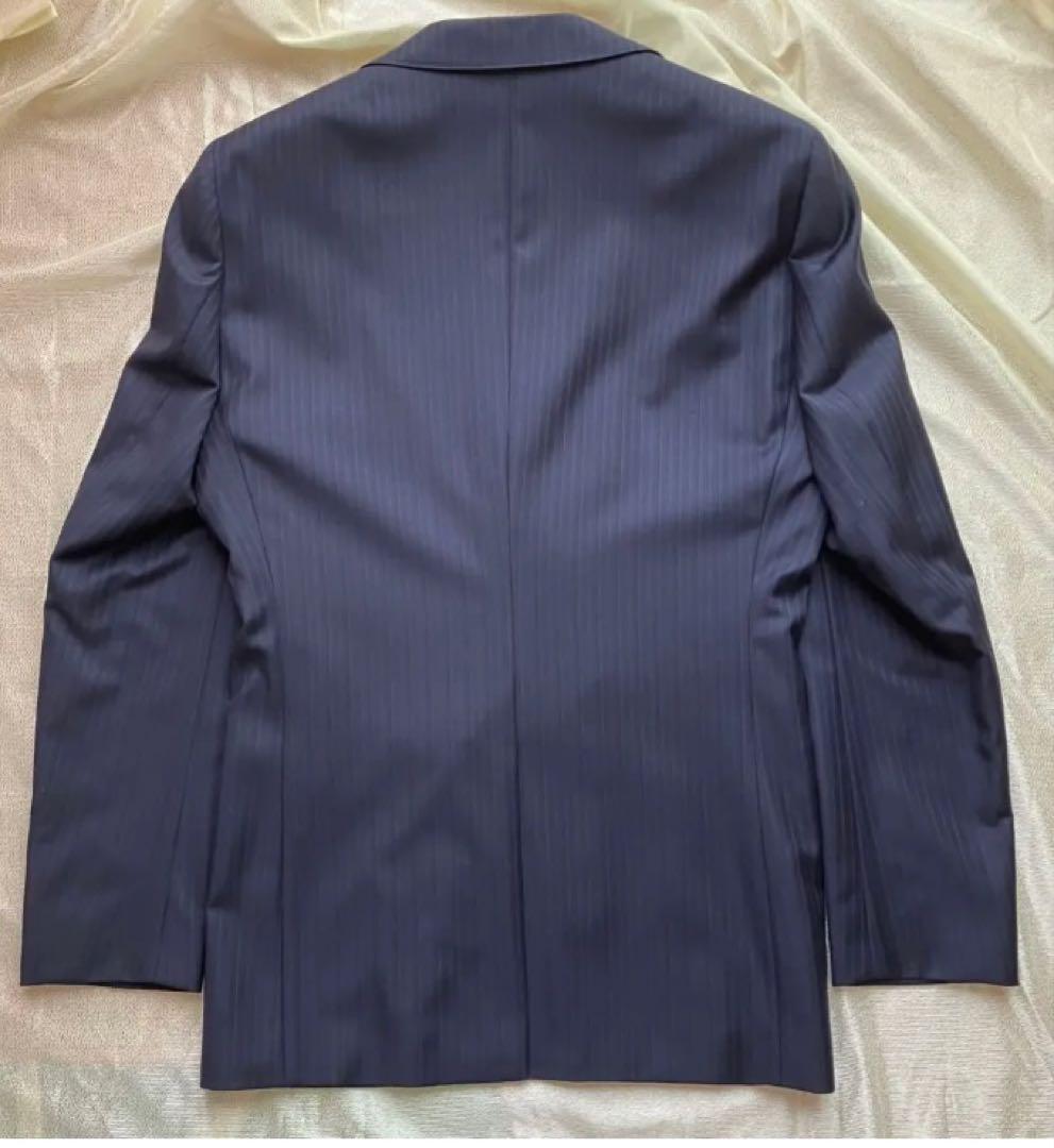 カノニコ　Y7スリム　ネイビー　ピンストライプ　美品　スーツ　トップバリュー