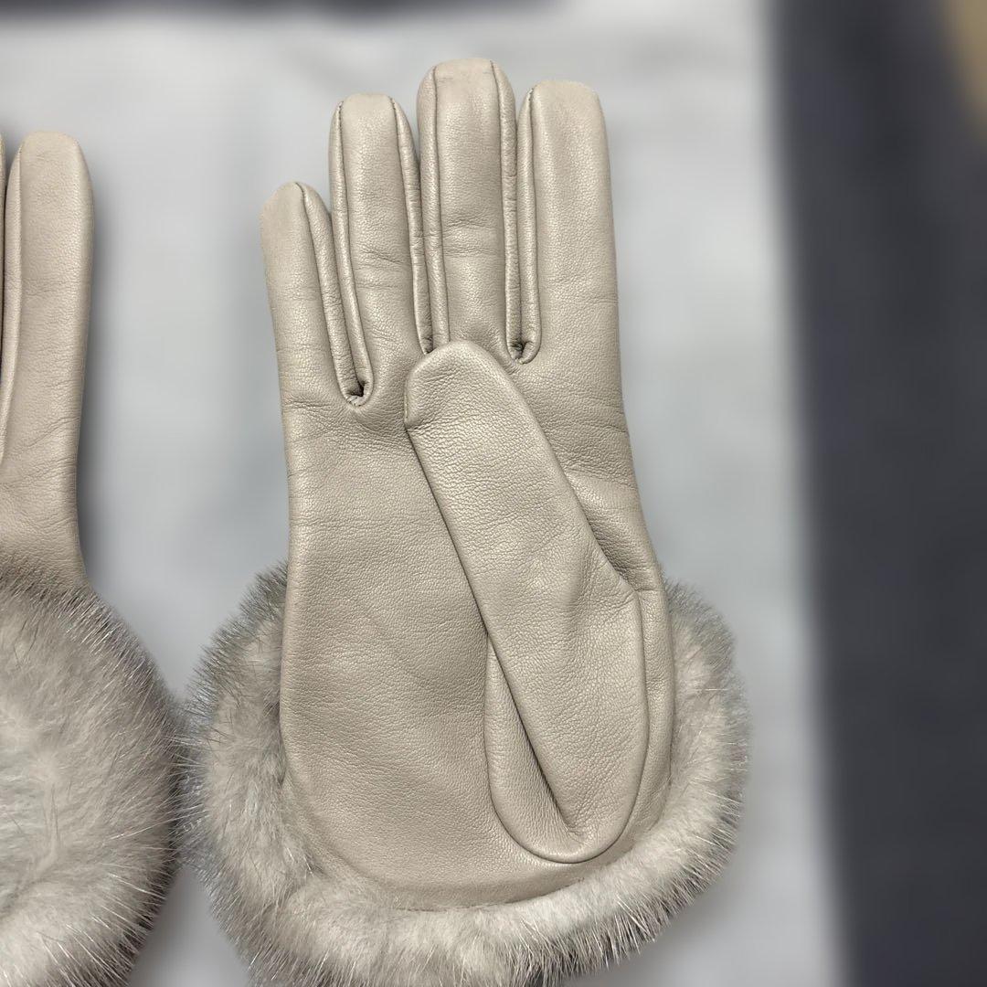 causse グレージュ　手袋