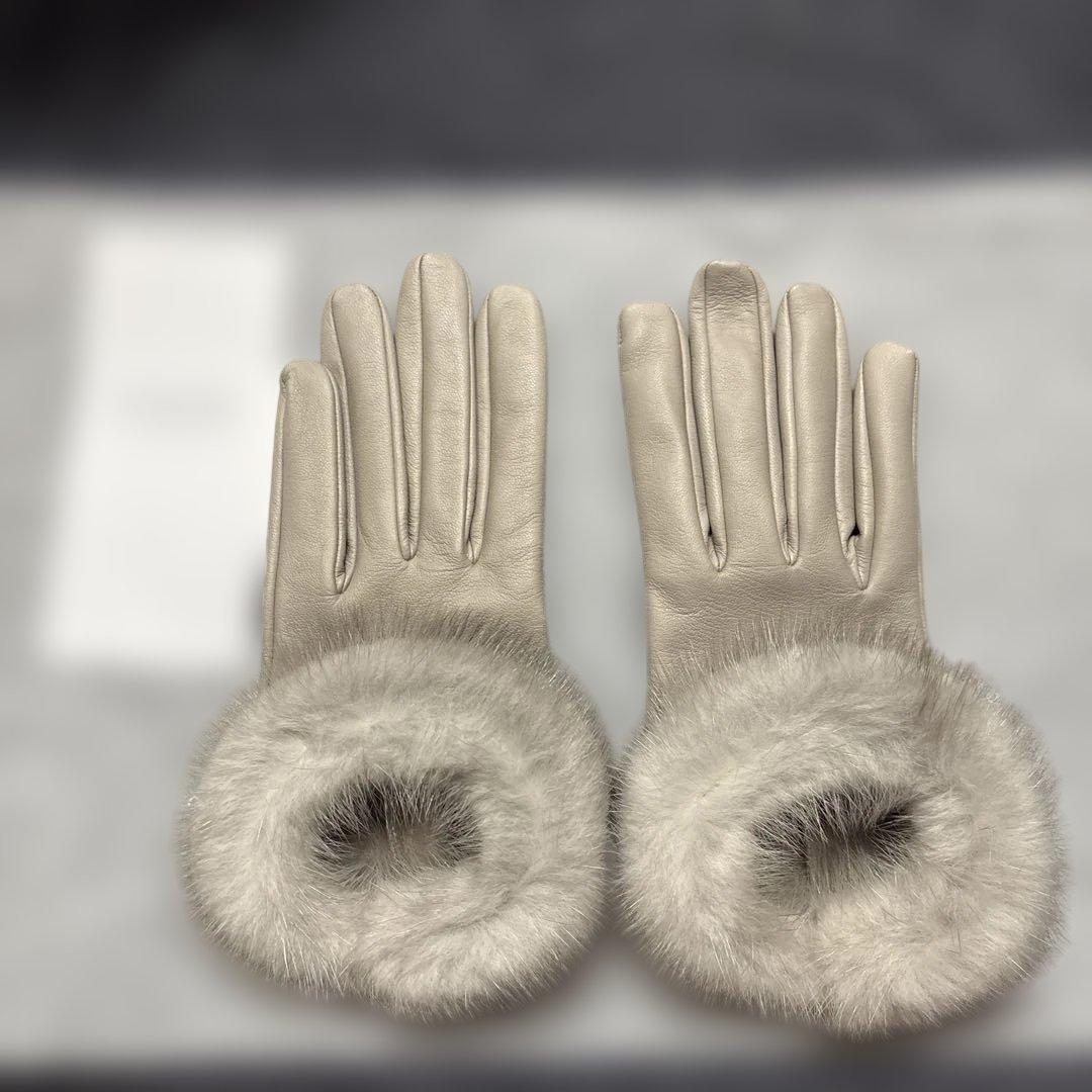 causse グレージュ　手袋