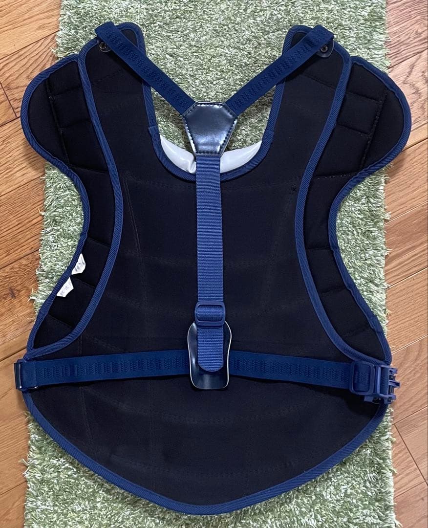 ハタケヤマ 大人用軟式キャッチャー防具セット ネイビー/Sグレー