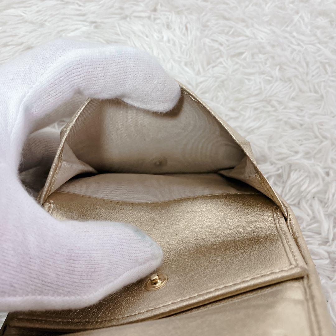 くまピヨ ✨ミュウミュウ 折り財布マテラッセ 5MV204 キルティング