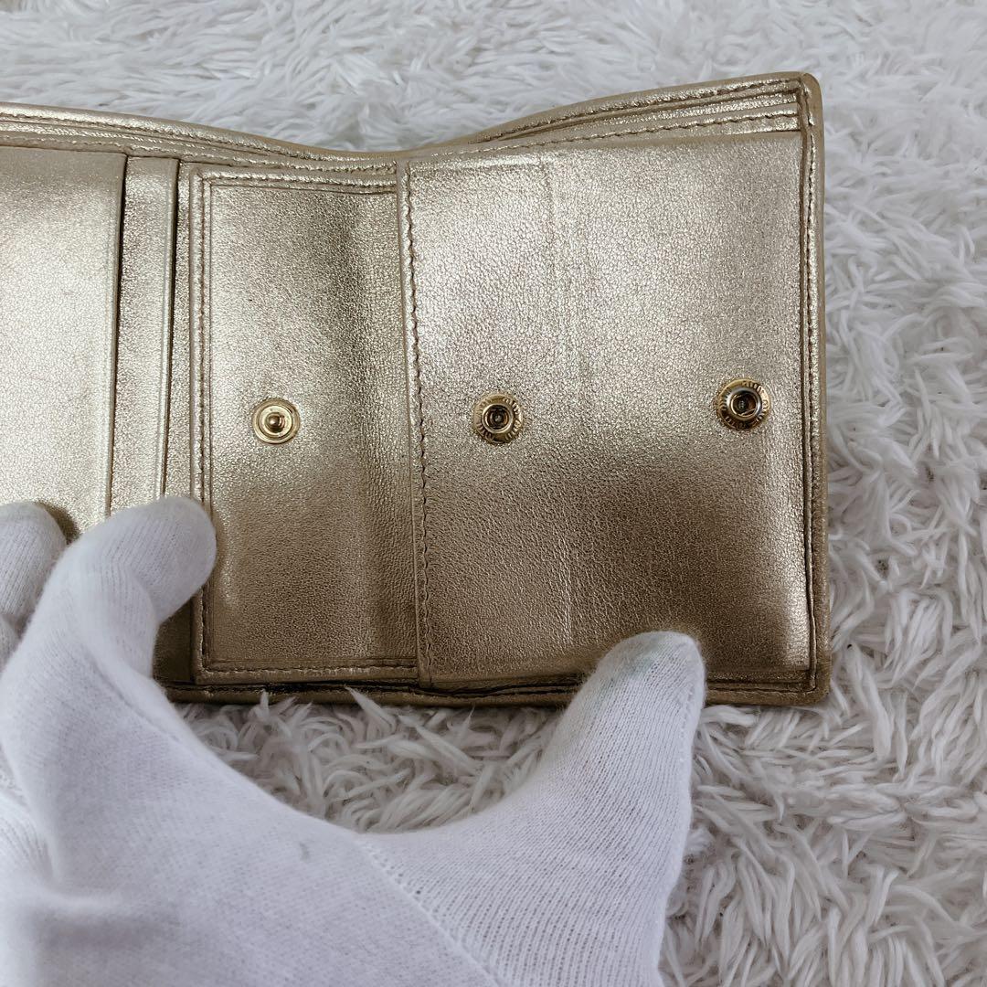 くまピヨ ✨ミュウミュウ 折り財布マテラッセ 5MV204 キルティング