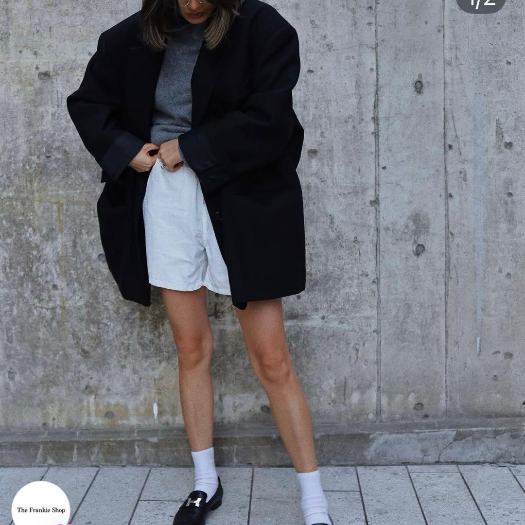 the frankie shop blazer ブラック　XS