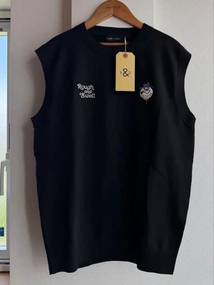 【新品未使用】ラフアンドスウェル ノースリーブベスト 黒 M