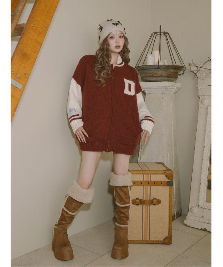 Darich THE Social CLUBニットブルゾン