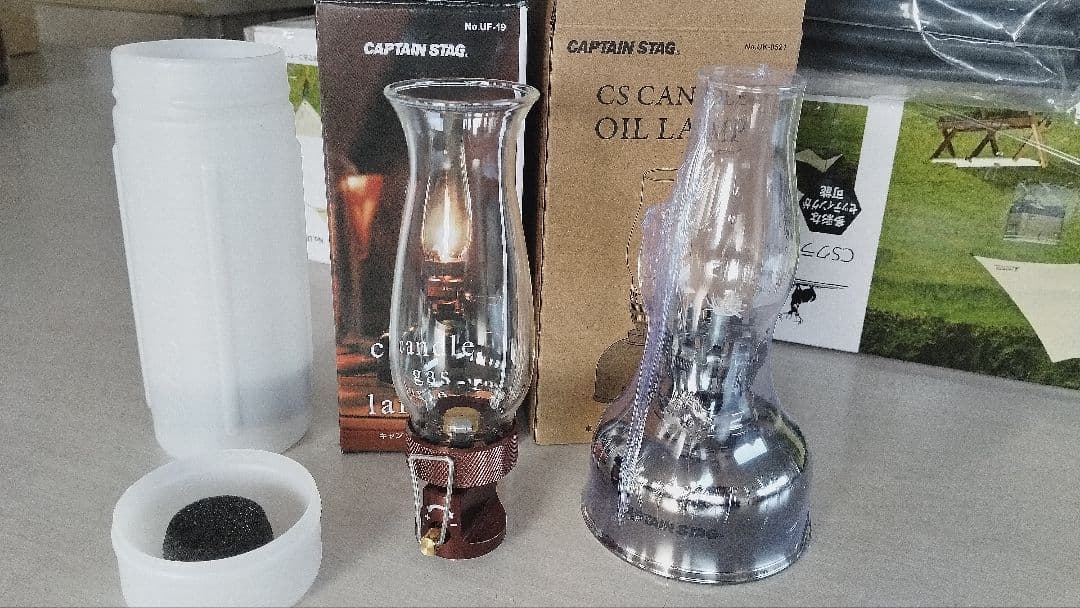 CAPTAIN STAG ワンポールテント タープ キャンドルランタンセット