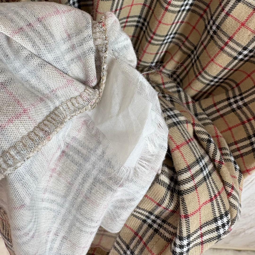 90s Burberrys バーバリー 定番 ノバチェック ロゴ刺繍 ポロシャツ