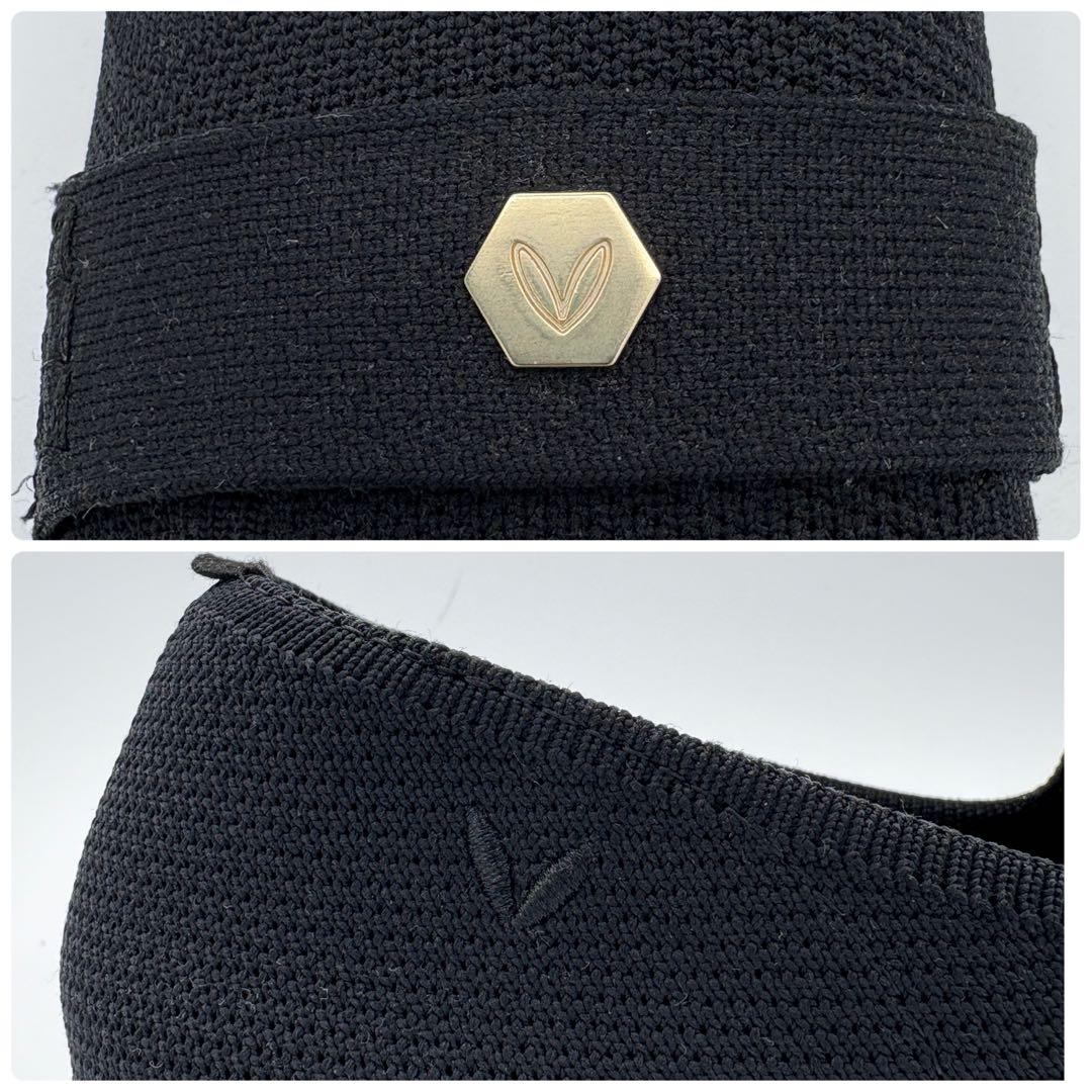 美品！ヴィバイア　アーモンドトゥ ペニーローファー　Eloise 24cm