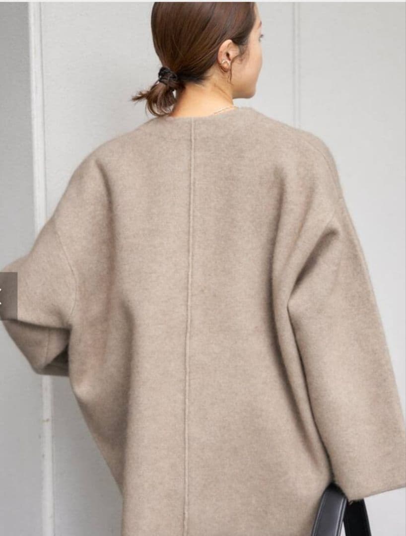 JOURNALSTANDARDダブルフェイスコクーンニットジャケット