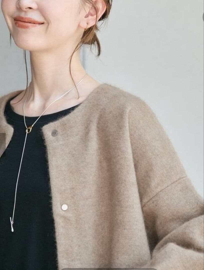 JOURNALSTANDARDダブルフェイスコクーンニットジャケット