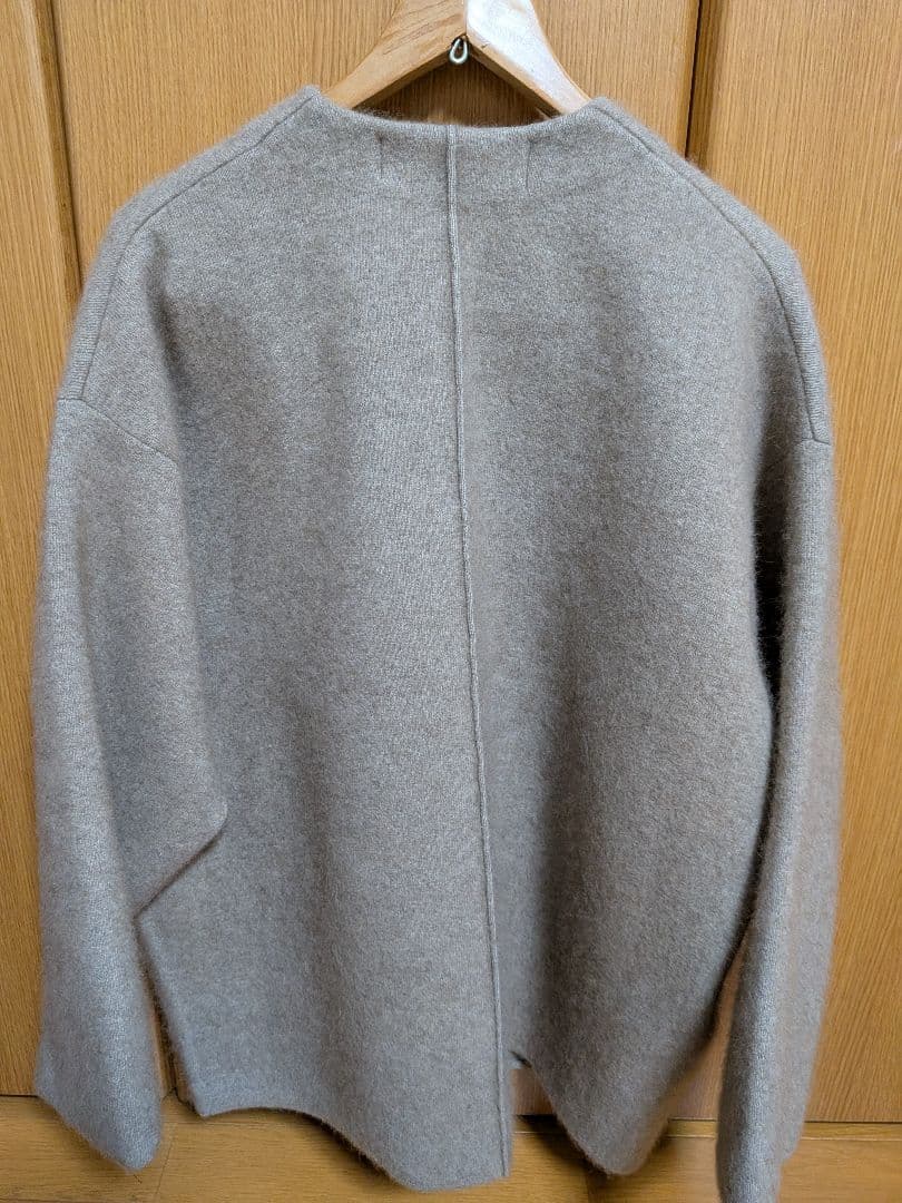 JOURNALSTANDARDダブルフェイスコクーンニットジャケット
