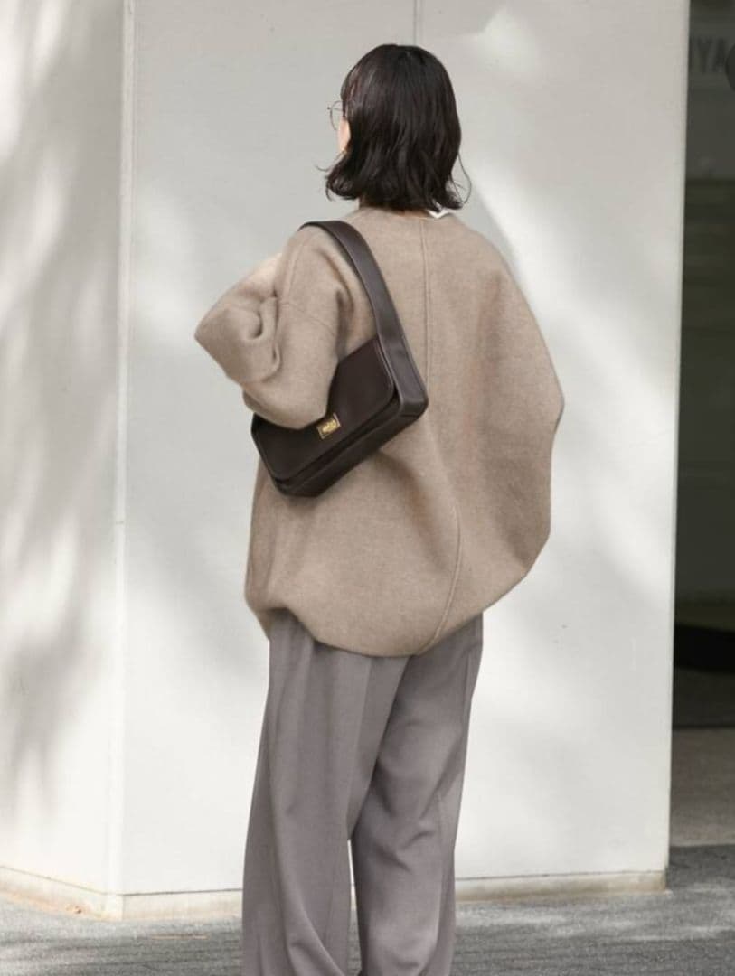 JOURNALSTANDARDダブルフェイスコクーンニットジャケット