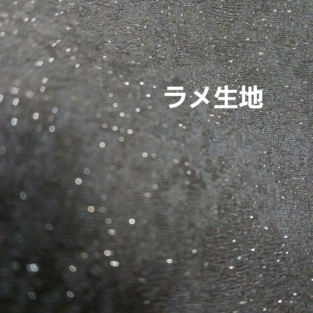 赤白黒　ラメ振袖　フルセット