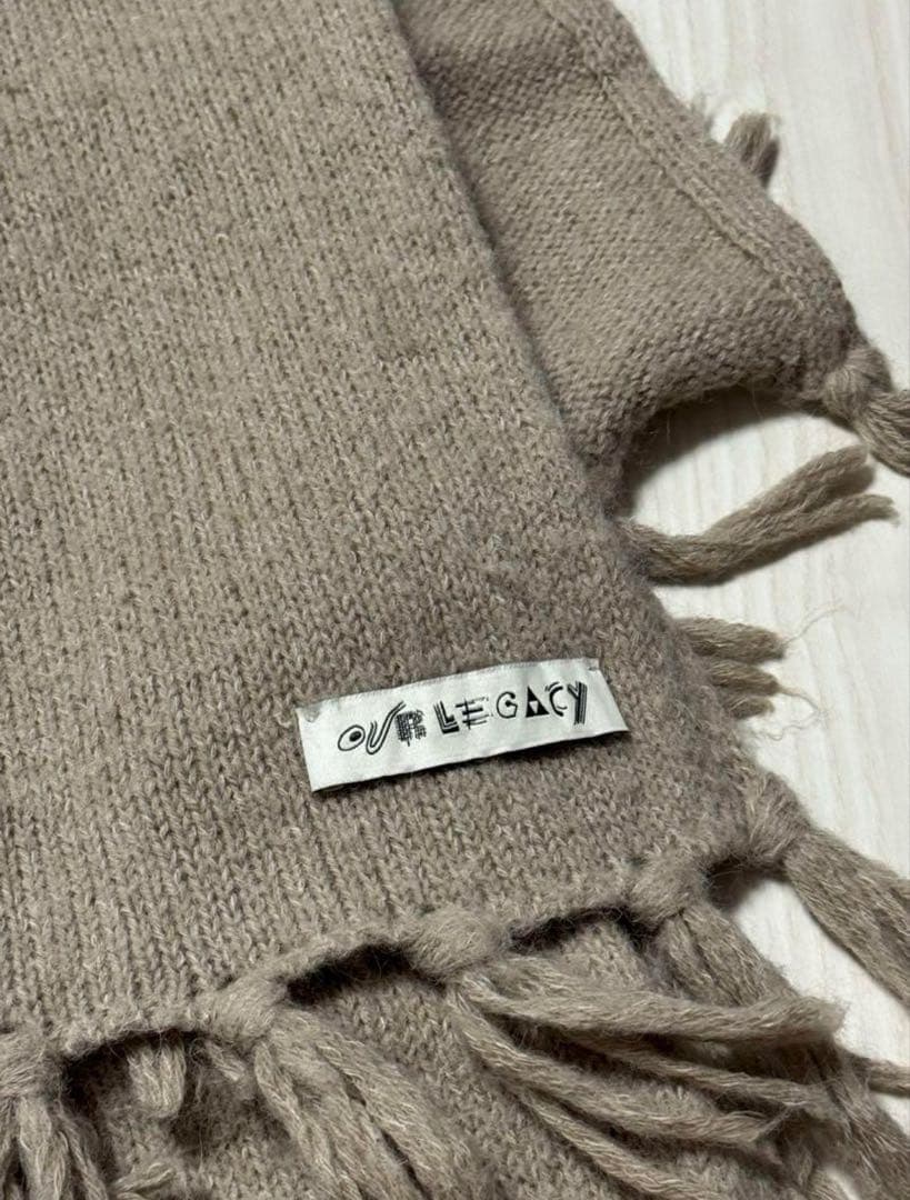OUR LEGACY ベージュ マフラー
