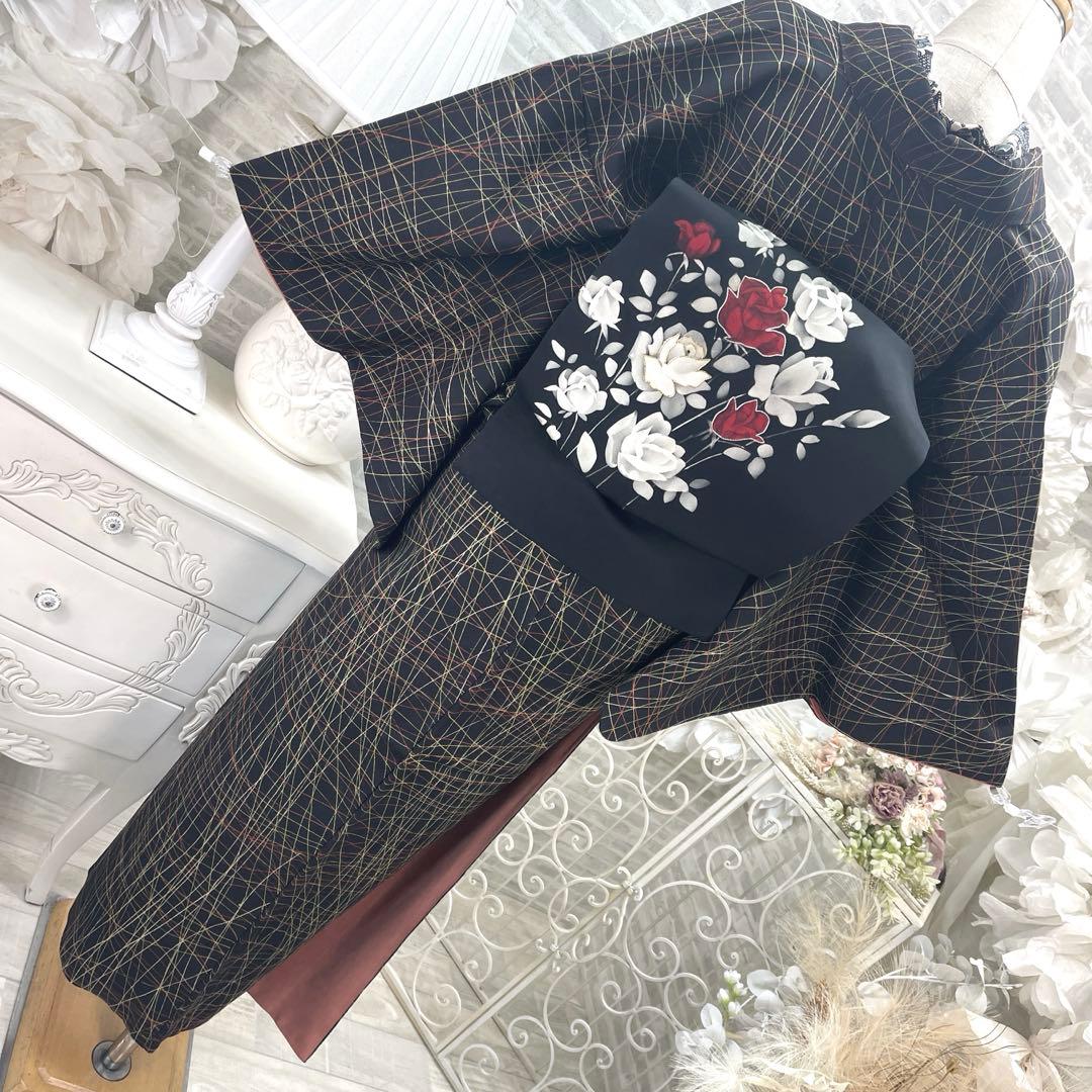 小紋着物★名古屋帯セット