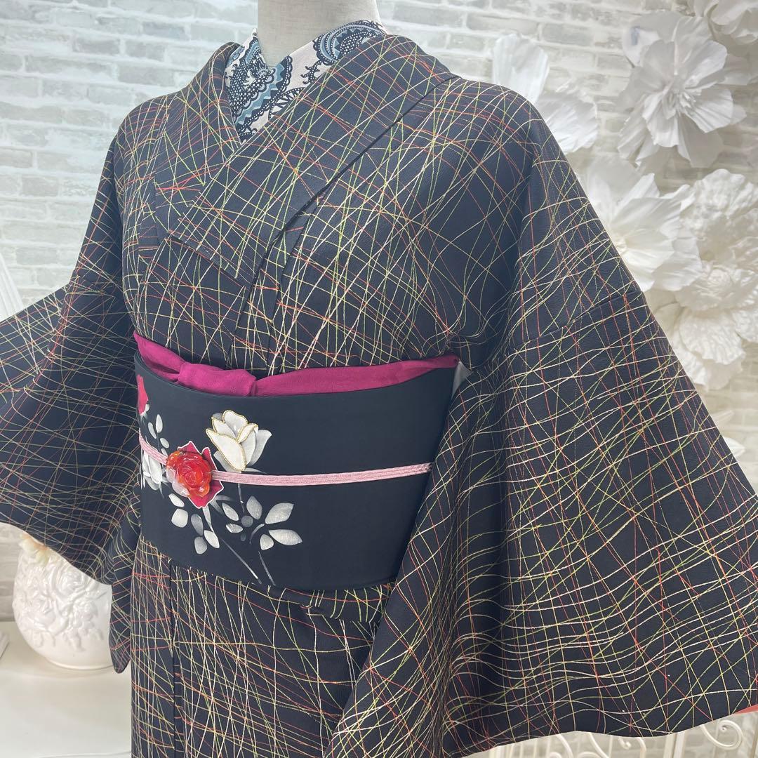 小紋着物★名古屋帯セット