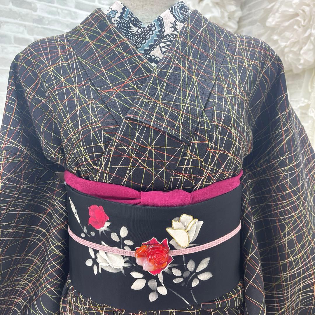 小紋着物★名古屋帯セット