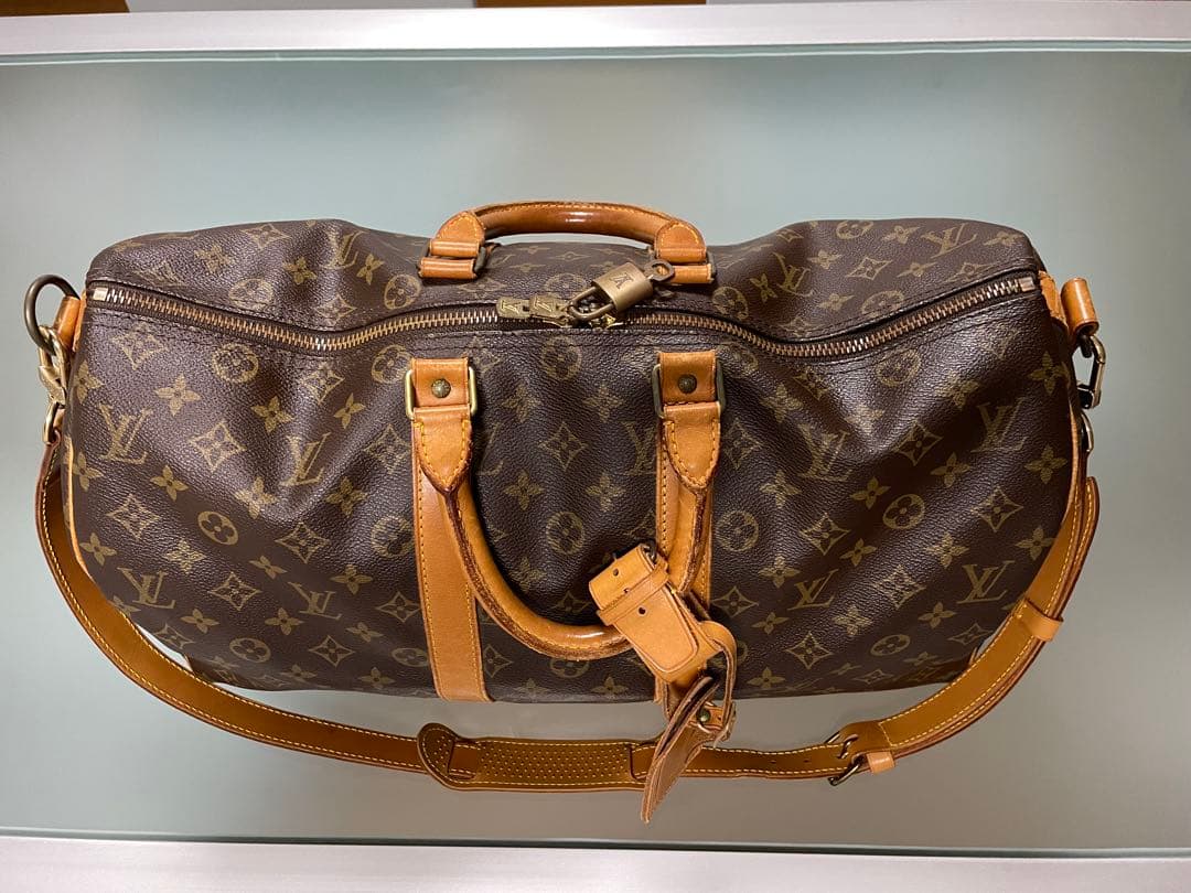 LOUIS VUITTON モノグラム キーポル50 バンドリエール ジャンク