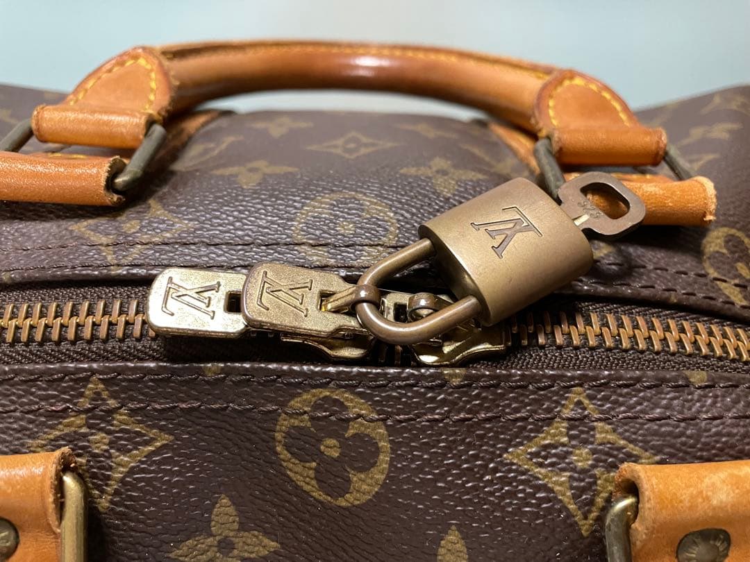 LOUIS VUITTON モノグラム キーポル50 バンドリエール ジャンク