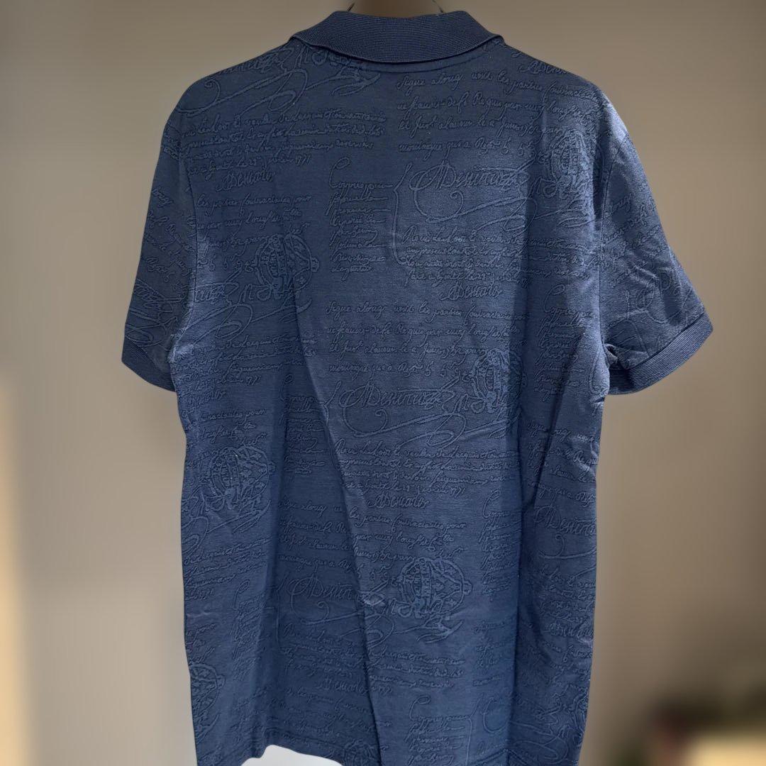 Berluti ダークブルー ポロシャツ