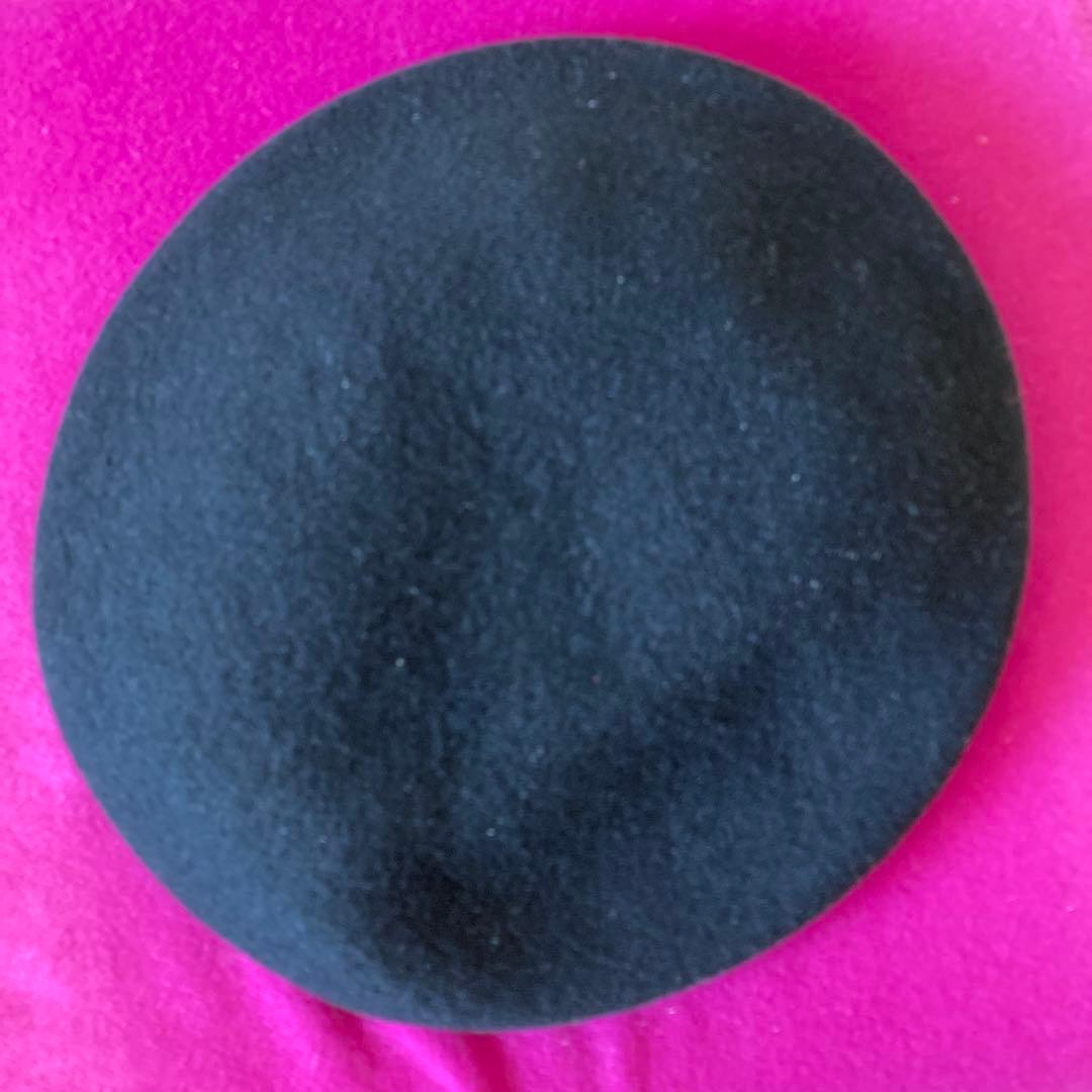 CA4LA x GDC ウール ビッグ ベレー帽 ブラック