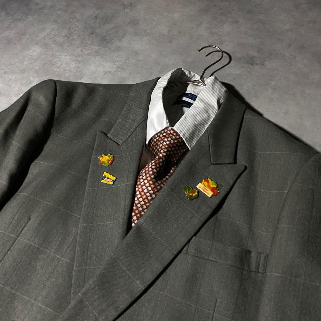 90s vintage レトロセットアップ スーツ ピンズ No.212成人式