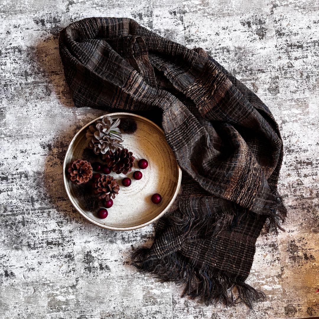 [Maki Textile] 真木テキスタイル 手織りストール