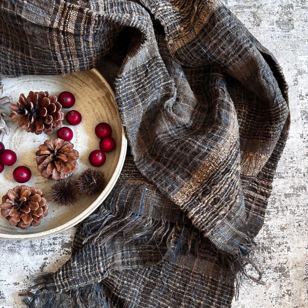 [Maki Textile] 真木テキスタイル 手織りストール