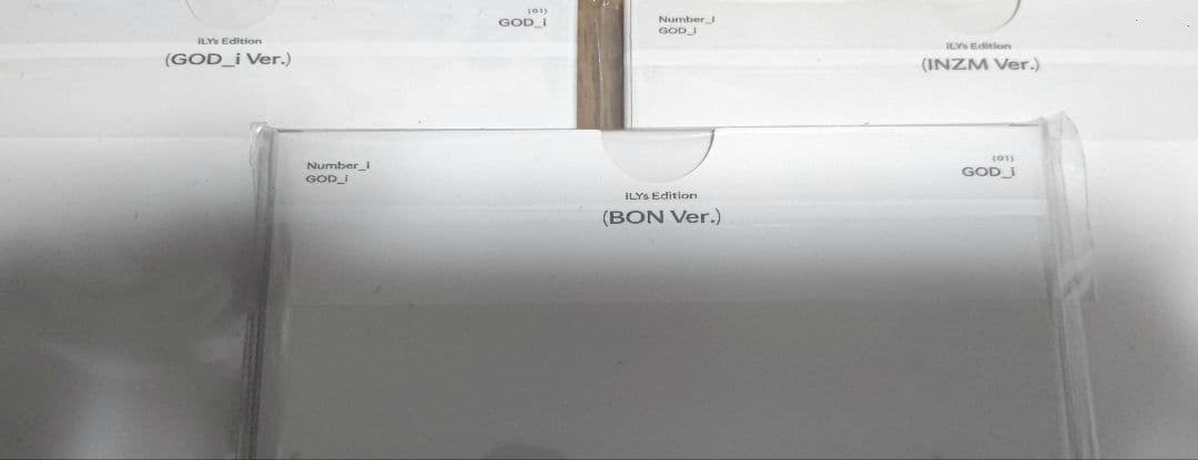 【新品未開封】Number_i iLYs盤3形態 BON INZM GOD_i