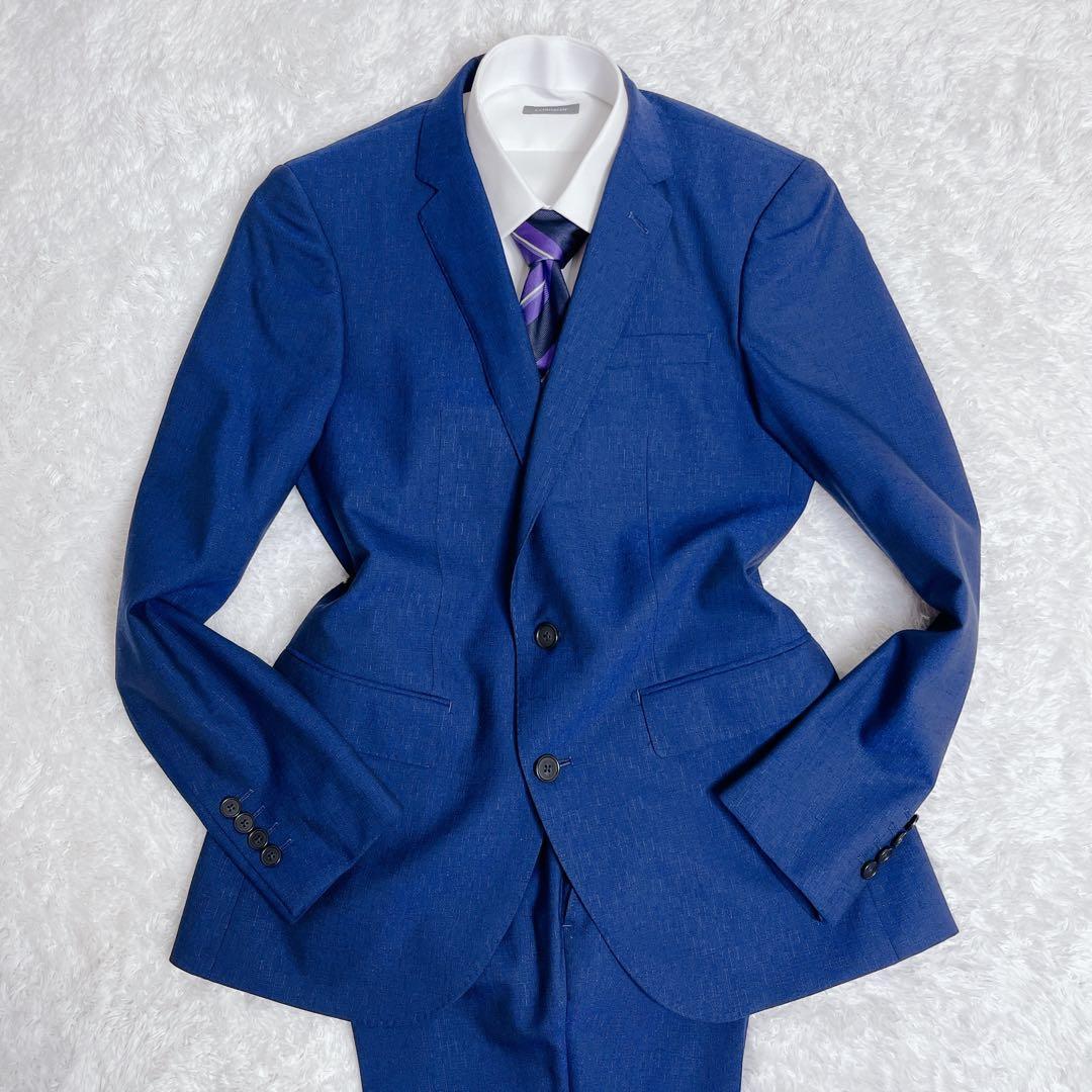nano universe スーツ セットアップ REDA ブルー サイズ48