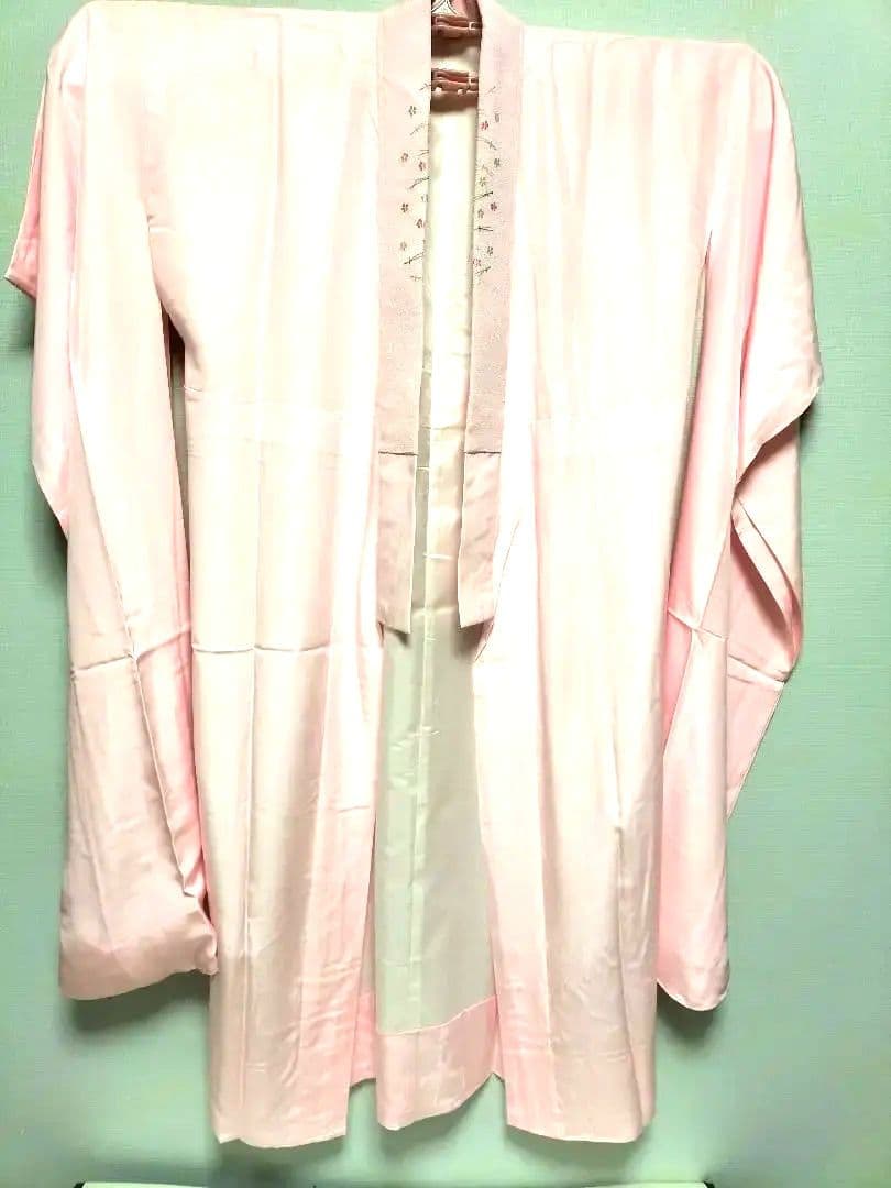 加賀友禅振袖　正絹　藍色　美品　縁起良い柄　成人式　長襦袢つき