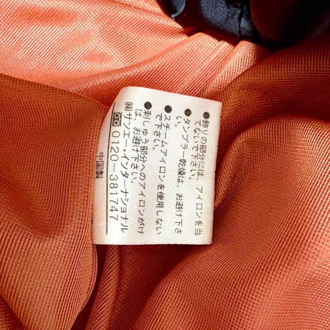 【極美品】パーリーゲイツ　ナイロン　フリースライナー付き　オレンジ　ゴルフ　XL