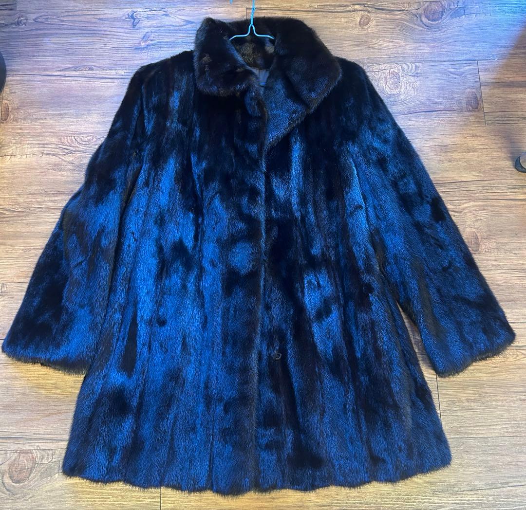 BLACKGLAMA ブラックグラマ　毛皮コート ミンク ブラウン