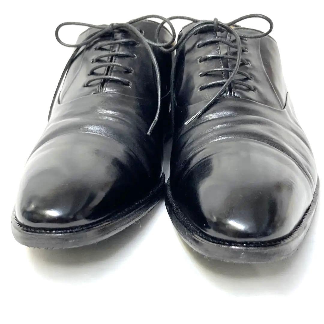 EJ18 タニノクリスチー　ブラックレザー ドレスシューズ　サイズ6