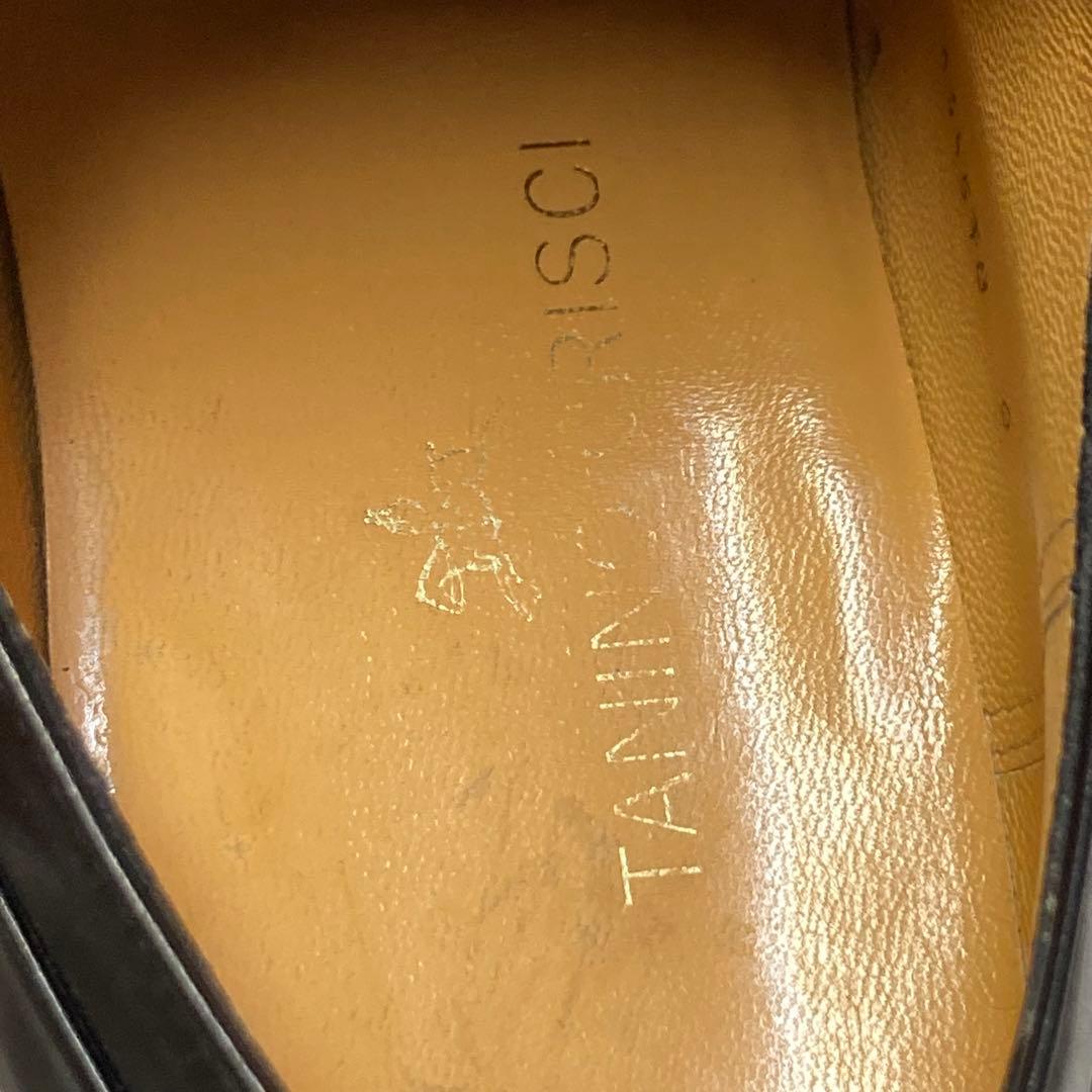 EJ18 タニノクリスチー　ブラックレザー ドレスシューズ　サイズ6