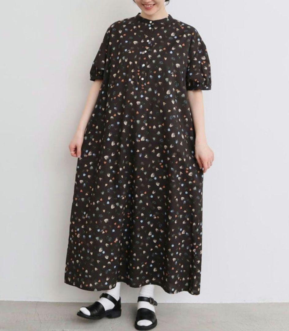 l'atelier du savon /ちぎりいちごプリントワンピース/タグ付き