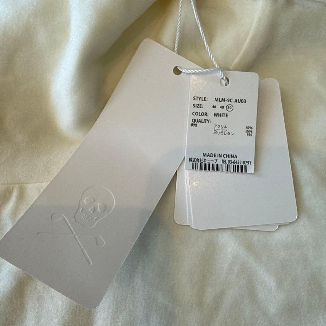 MARK&LONA レーヨン混　モックネックインナー　50 新品未使用タグ付