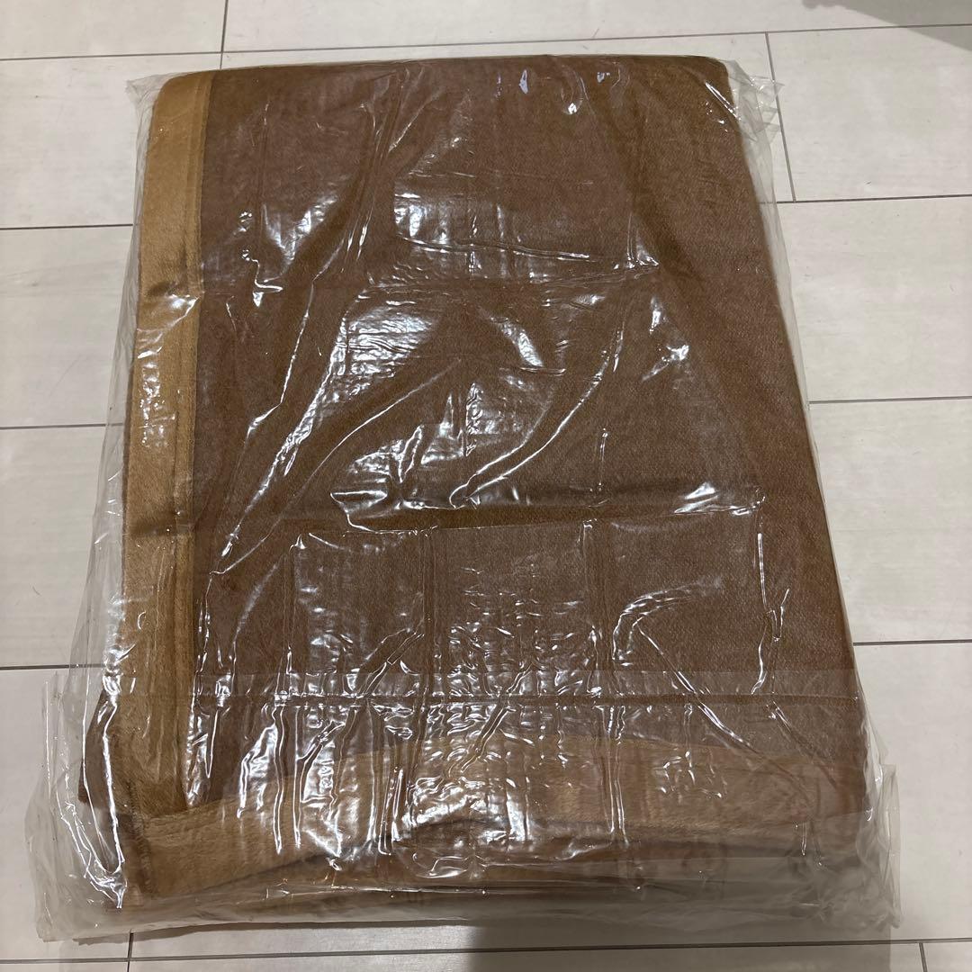 キャメル毛布 100% ブラウン