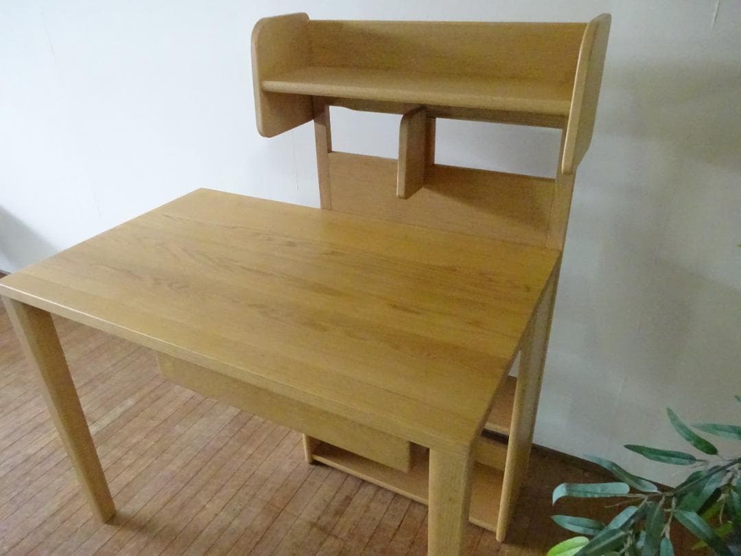 ayuayu　　デスク　机　№6000ユニット　書棚　　ナラ材　幅1000