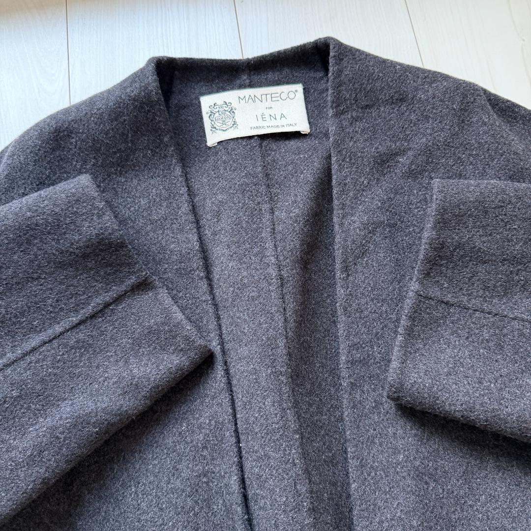 美品✨イエナ　MANTECO PUREダブルフェイスコート マンテコ 34
