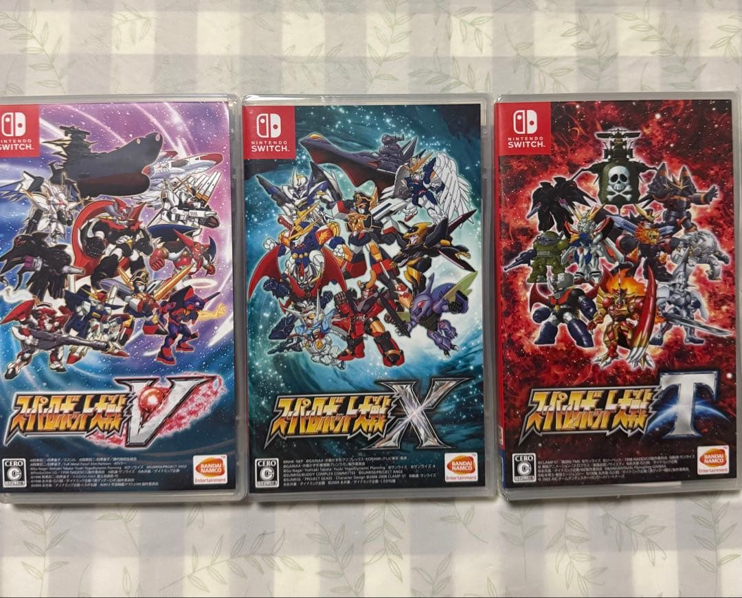 スーパーロボット大戦Ｖ.Ｘ.Ｔまとめ売り　Switch用