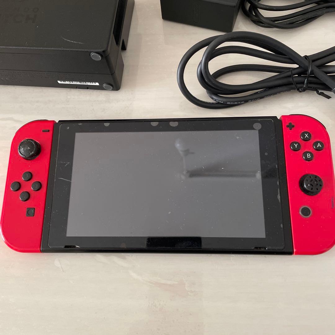 ま*り様 Nintendo Switch 本体 レッド ACアダプター付き