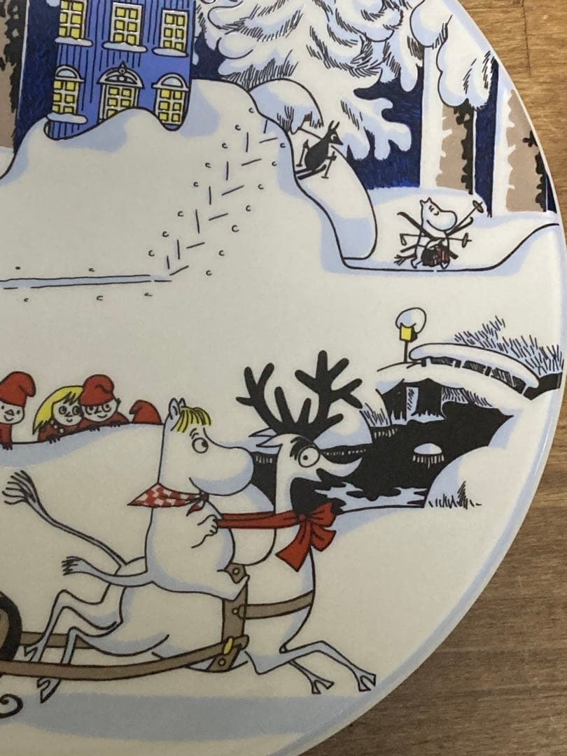 【ぐみ様】ムーミンアラビア ウォールプレート 1997年クリスマスグリーティング