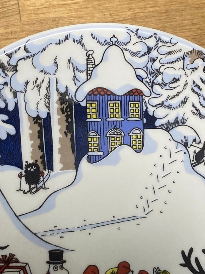 【ぐみ様】ムーミンアラビア ウォールプレート 1997年クリスマスグリーティング