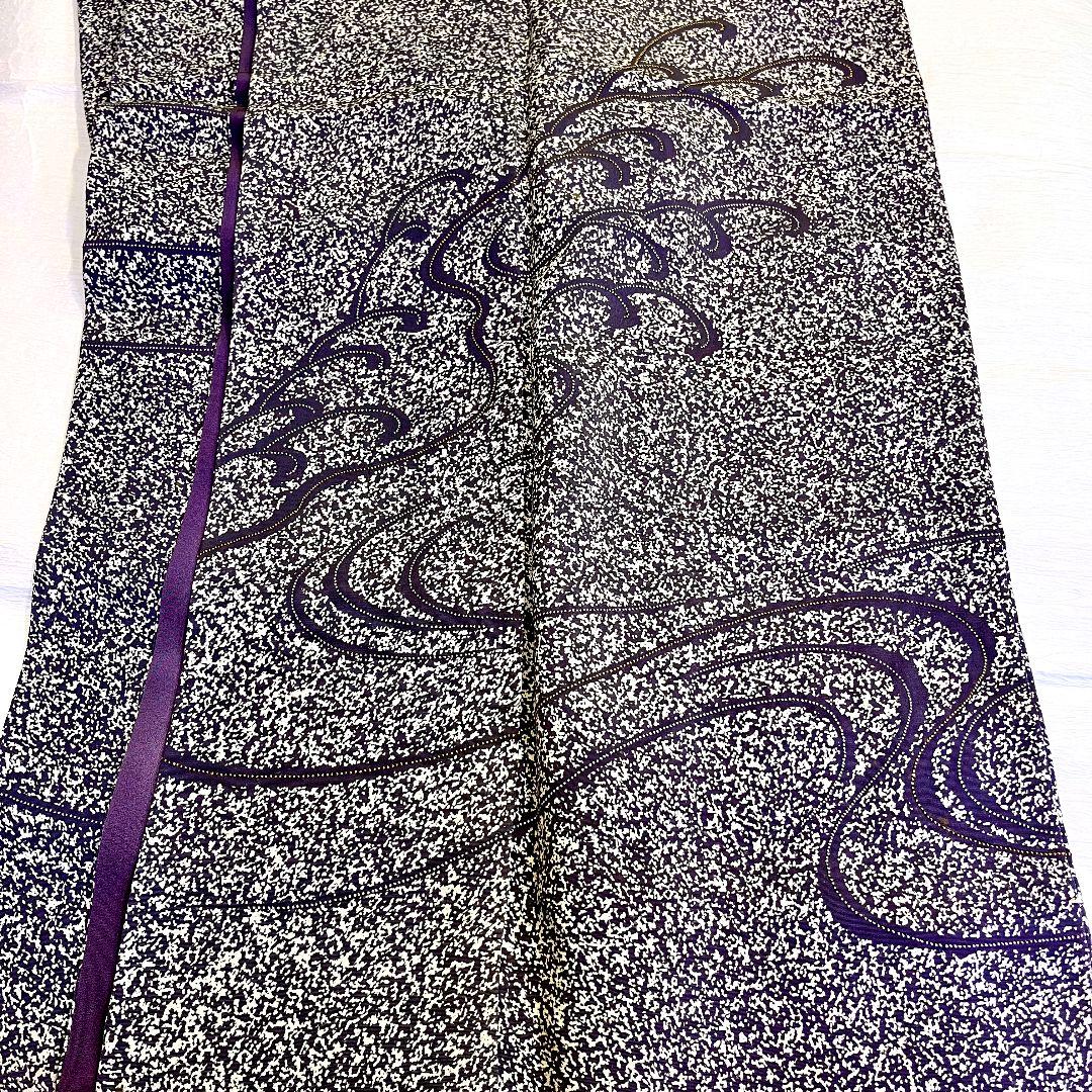 訪問着4点セット　正絹　たたき　相良刺繍　京友禅